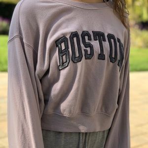 Garage Boston Sweatshirt Purple